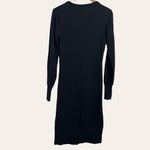 Scotch & Soda Art Dep. '77 Black Wool Blend Long Sleeve Crewneck Sweater Dress M Photo 1