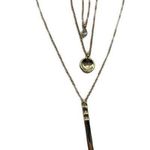 REAL SIMPLE RS Trinity fashion gold three piece necklace set R1019 Photo 3