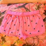 PINK - Victoria's Secret hot pink palm tree boxer pajama shorts Photo 3
