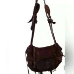 Leather Messenger Bag Crossbody Flap Over Purse Shoulder Bag Satchel Brown Photo 11