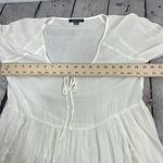 American Eagle  White Pattern Lace detail top size Medium Boho Photo 13