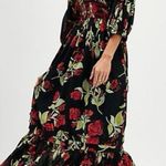 Free People Bohemian Witchy Golden Hour Maxi Dress in Midnight Combo Size XS NWT Photo 0