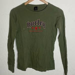 Hurley  dark green Y2K Style long sleeve shirt ( M‎ ) Photo 0