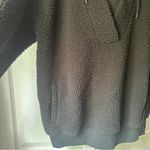 Old Navy Maternity Brown Sheepskin Shearling Fleece Sweatshirt Womens Med Hoodie Photo 3