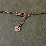 Christian Dior Dior Lucky Charms Necklace Antique Gold-Finish Metal and Pink Crystal Photo 5