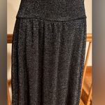 Green Dragon California Black Metallic Silver T Shirt Dress Cut Out Bow Sz S Photo 2