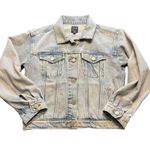 Gap  Denim Icon Jean Jacket‎ XS Light Indigo Blue Classic Trucker Cropped Womens Photo 2