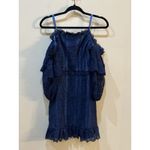 Parker NWT Irma Off Shoulder Lace Dress Navy 0 Legacies TV Lace Floral Ruffle Photo 5