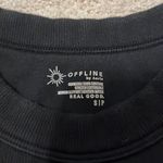 Aerie OFFLINE by  Black Tank Top Cropped Photo 1