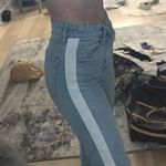 ZARA mom jeans w side stripe  Photo 0