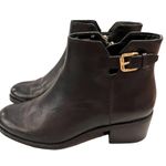 Cole Haan  Women’s Haidyn Black Leather Block Heel Ankle Booties Shoes size 6 Photo 3