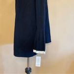 Charter Club  Deep Black Spring Horizon Pleated Long Sleeve Knit Cardigan Size XL Photo 4