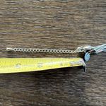 Lia Sophia  silver tone short necklace , triple strand snake chain with 3” ext Photo 5