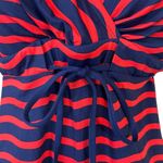 Tommy Bahama  Sea Swell V Neck Faux Wrap One Piece Swimsuit, Air Kiss Red Photo 4