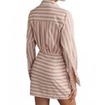 Le Superbe Montmartre Wrap Mini Dress Sandy stripe sz 8 White Photo 3