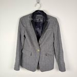 J.Crew Regent Blazer in Wool Glen Plaid with Contrast Satin Lapel Photo 1