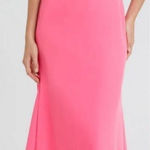 Mac Duggal  49454 Womens Pink SLEEVELESS V NECK BOW DETAIL MERMAID GOWN Photo 0