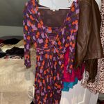 Boden Twist Front Jersey Dress Purple Size undefined Photo 1