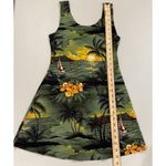 Vintage Hawaiian Tropical Dress Womens XS/S Stretch Beach Sunset Sleeveless Photo 3