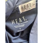 HEAT Swimwear Hawaiian Tropical Leaves Crossover Front Bikini Bottom Only S Blue Photo 4