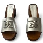 Sam Edelman   7 Francina Studded Slip-On Platform Sandals Clogs Slip On Metallic Photo 3