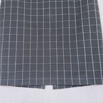 EXPRESS Black Plaid High Waisted A-line Midi Pencil Skirt size 6 Photo 3