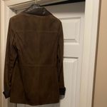 Brooks Brothers  Dark Brown Leather Jacket Photo 2
