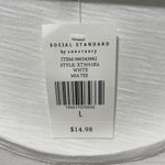 Sanctuary NWT Social Standard by White Long Sleeve Top Size L Photo 2