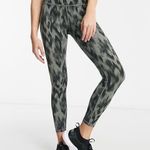 Varley Luna High Rise 7/8 Leggings in Aztec Animal Print Grey Black Extra Small Photo 0