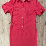 Sharagano  Salmon Pink Jumper Vintage Women’s 4 Dress Photo 0