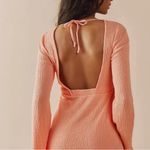 Free People - Brynne Boho Flared Long Bell Sleeve Open Back Mini Dress NWOT Photo 1