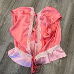 Le lis pink blouse with white lace Photo 2