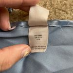 Victoria's Secret Baby Blue Satin Vintage Slip Lace Dress Photo 5