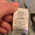 Mason & Belle  Women's Peplum Top Blouse Gray Lace Size L Large Photo 7