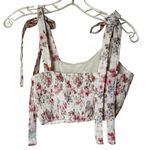 Altar'd State Altar’d State White Floral 2 Piece Maxi Crop Top Set XS Photo 3