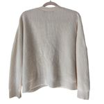 Jenni Kayne  Ivory 100% Cashmere Cardigan‎ Small Button Front Long Sleeves Photo 2