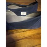 Patagonia Women’s Dark Blue Suede Scrunch-Back Ballet Flats – Size 8.5 Photo 5