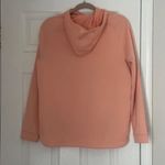 Adidas Women  Climawarm Pull Over Hoodie Peach Blue Size Medium Excellent Photo 1