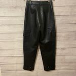Wilfred  Free Modern Cargo Leather Black Pant Photo 5