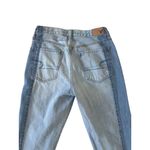 American Eagle  Two Tone Denim Vintage Hi Rise Jeans Size US 6 Photo 2
