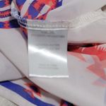 Soulmates Aztec Print Blouse Top Roll Tab Sleeve Button‎ Down Sheer Bohemian Photo 4