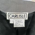 Carlisle Vintage  Black & White Mini-Houndstooth Silk Blend Jacket Photo 6