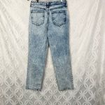 PTCL Acacia High Rise Mom Jean Button Fly Distressed Acid Wash Sz 27 Blue Photo 5