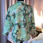 Isaac Mizrahi Size M Collarless 3/4 Sleeve Jacket Photo 9