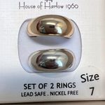 House of Harlow  1960 | Dual-Tone Ring Set | Size 7 Photo 4