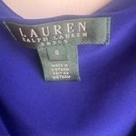 Ralph Lauren Size 6 Women's Midnight Blue Empire Aline Stretch Shift Dress Photo 4