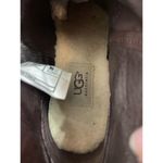 UGG  Womens Emalie Stout Waterproof Brown Leather booties size 8 Photo 3