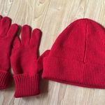 Omega glove & beanie set Red Photo 3