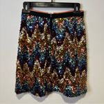 Anthropologie maeve by zig zag sequin skirt size 0 Photo 2