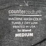 Counter Couture Women's Gray Virginia Heart Map Graphic Tee Photo 3